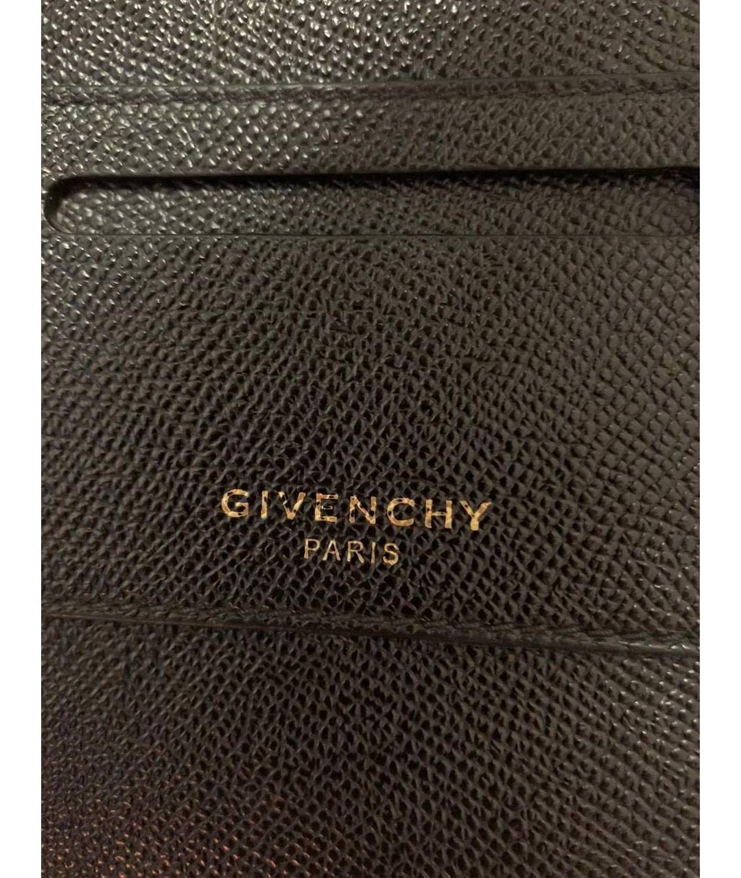 GIVENCHY Черная кожаная сумка на плечо, фото 6