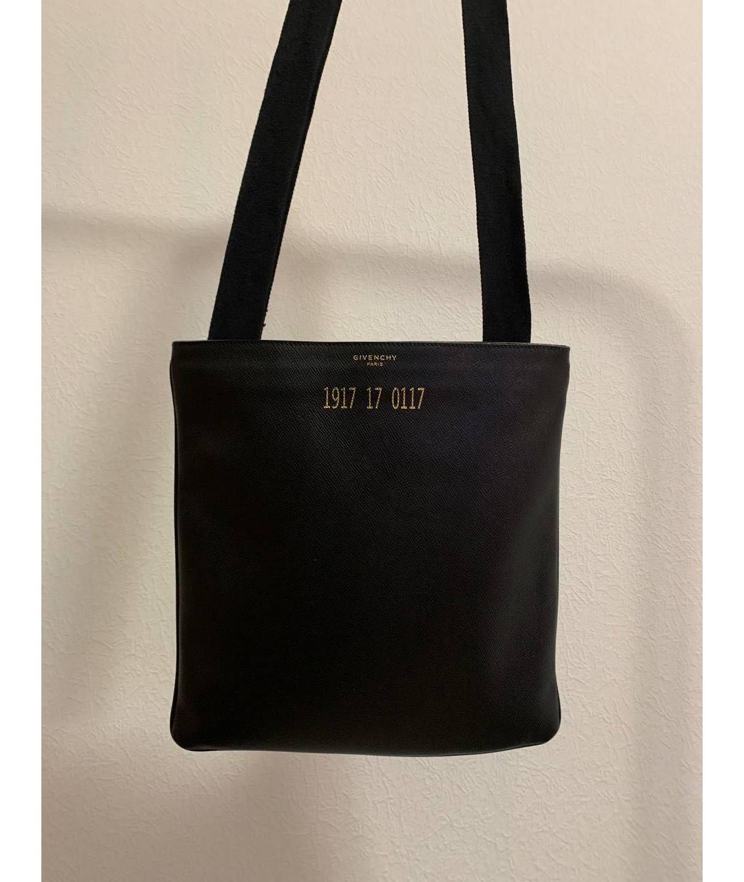 GIVENCHY Черная кожаная сумка на плечо, фото 8
