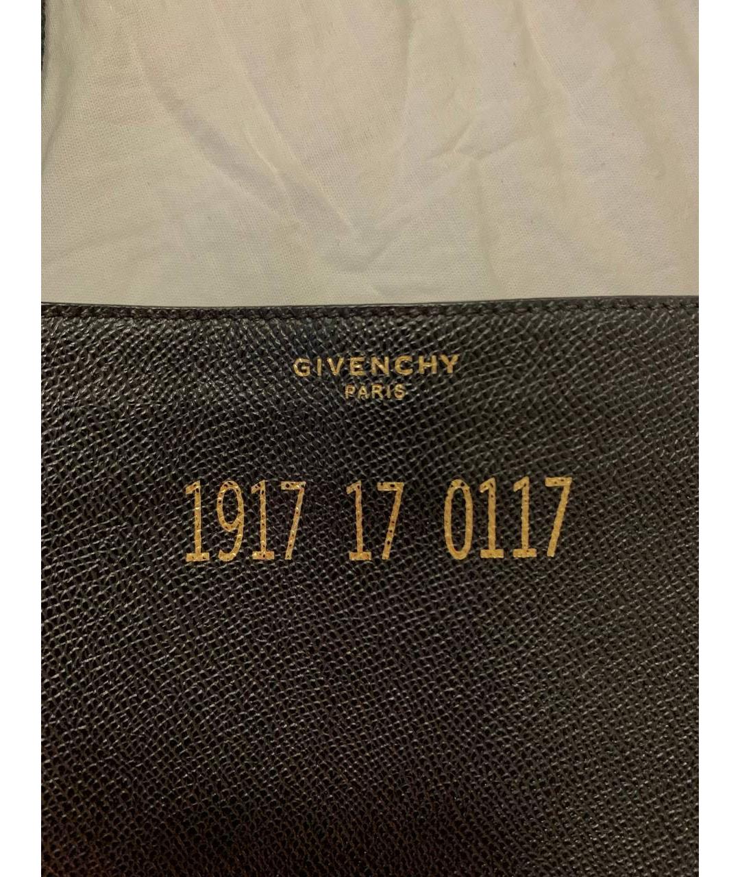 GIVENCHY Черная кожаная сумка на плечо, фото 3