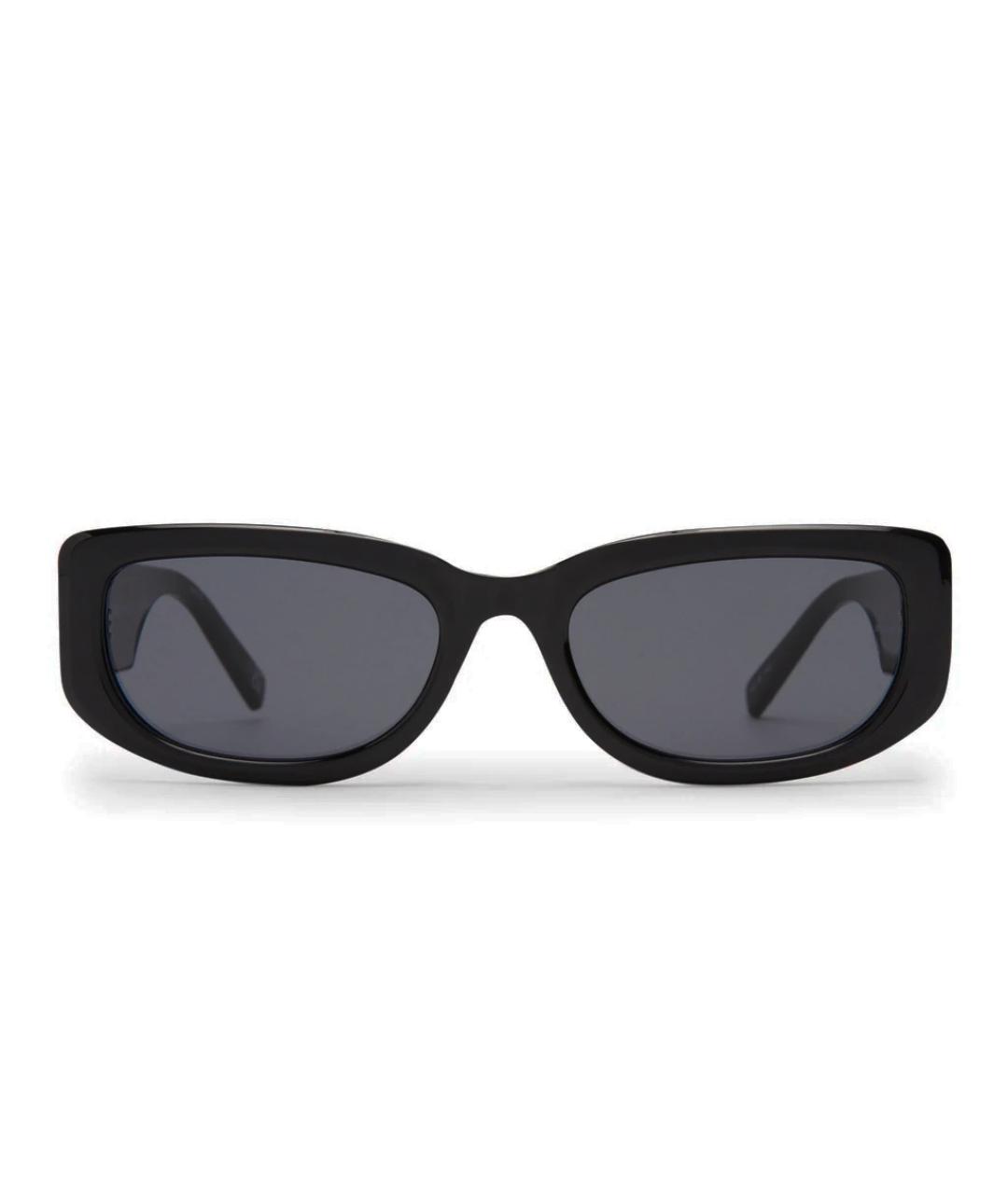 LE SPECS Черные пластиковые солнцезащитные очки, фото 1