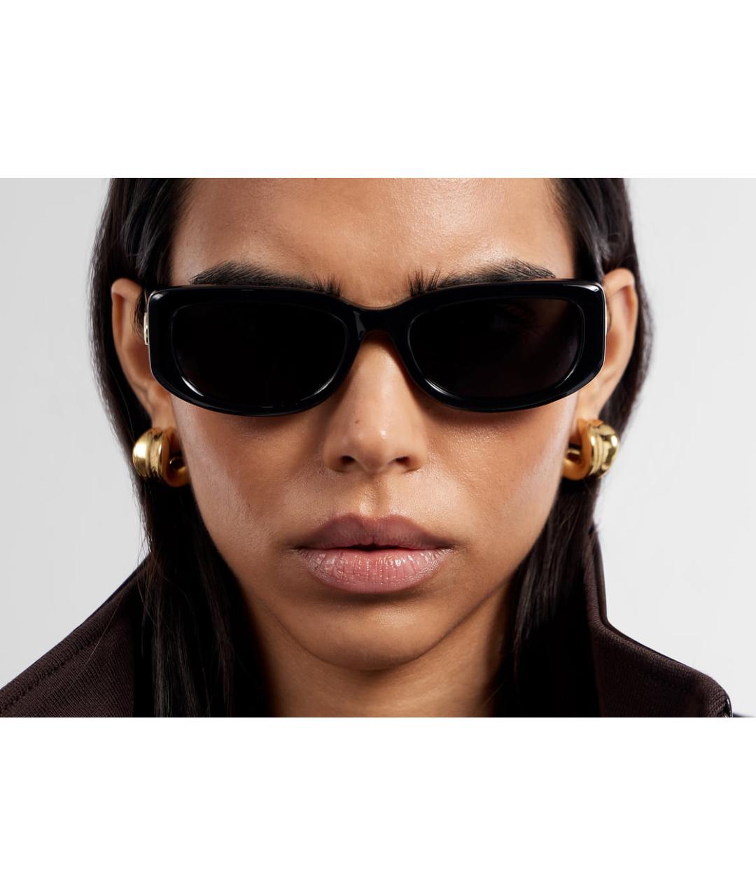 LE SPECS Черные пластиковые солнцезащитные очки, фото 8