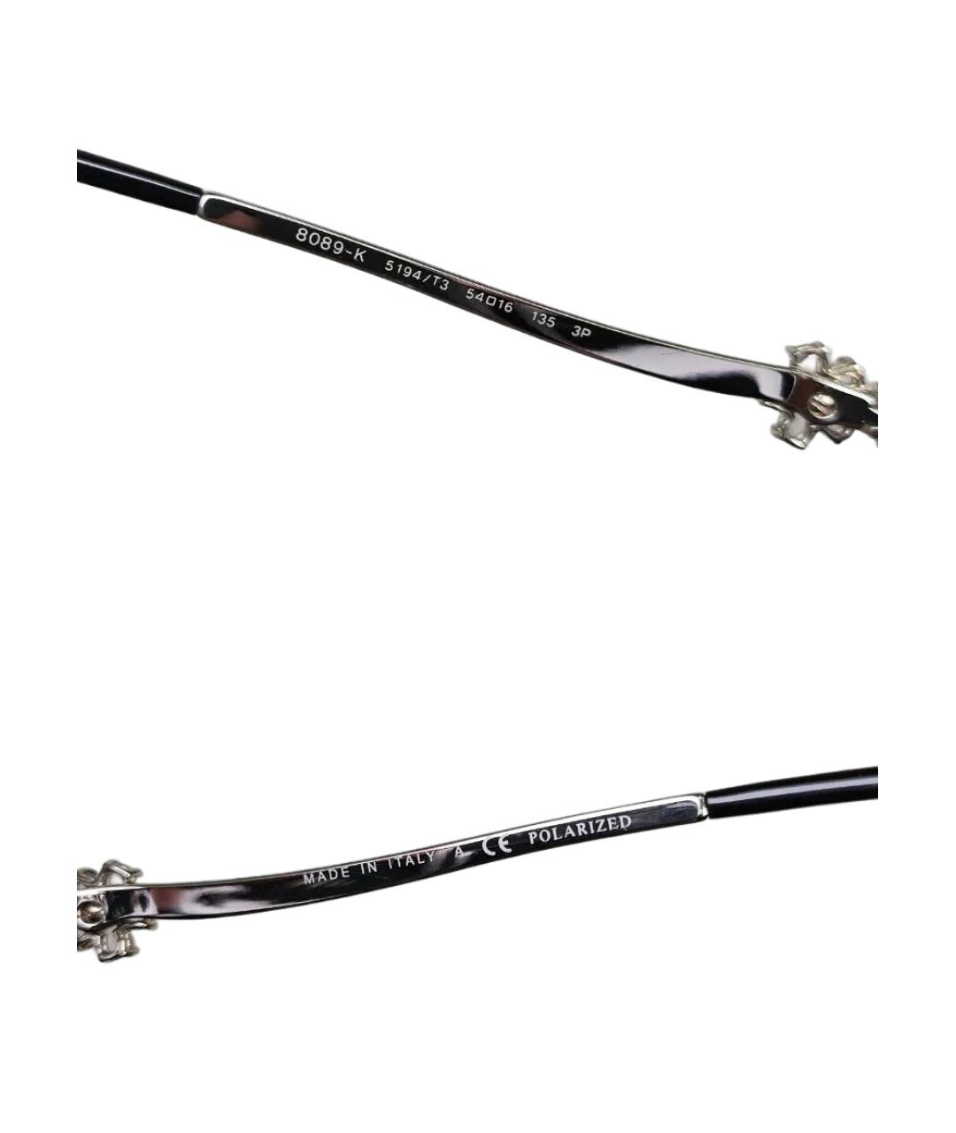 BVLGARI Черные пластиковые солнцезащитные очки, фото 5