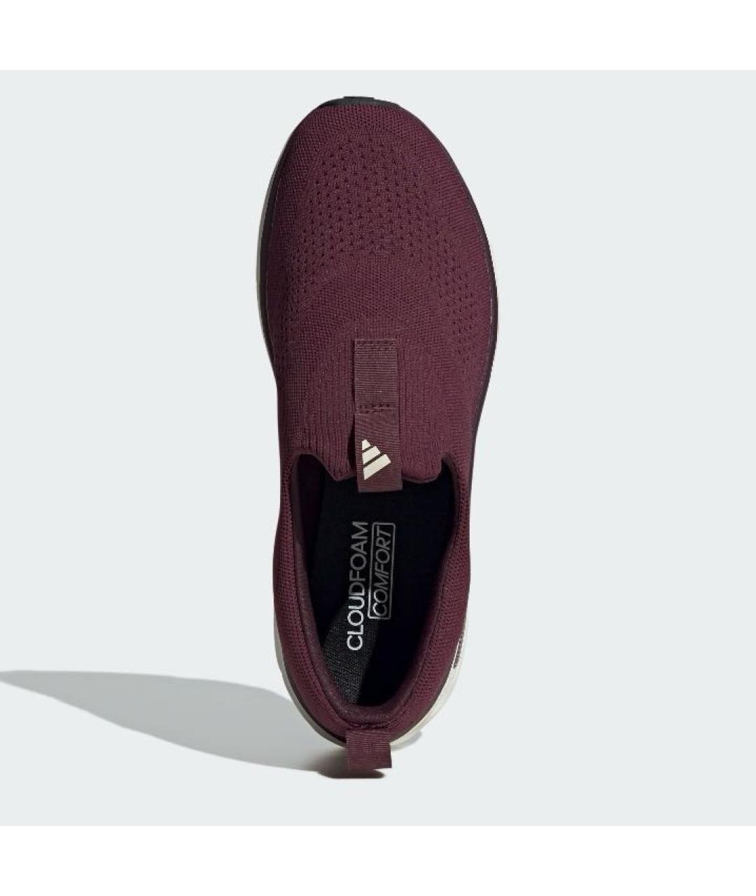 ADIDAS Бордовые текстильные кроссовки, фото 2