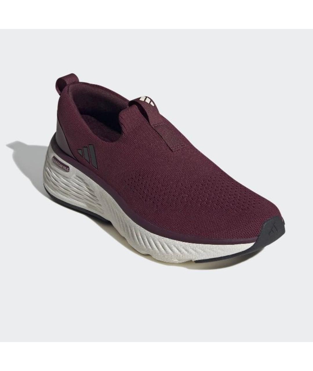 ADIDAS Бордовые текстильные кроссовки, фото 4