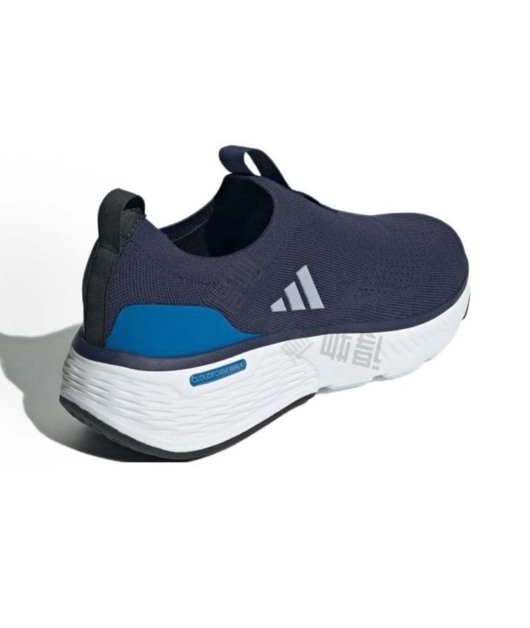 ADIDAS Темно-синие текстильные кроссовки, фото 3