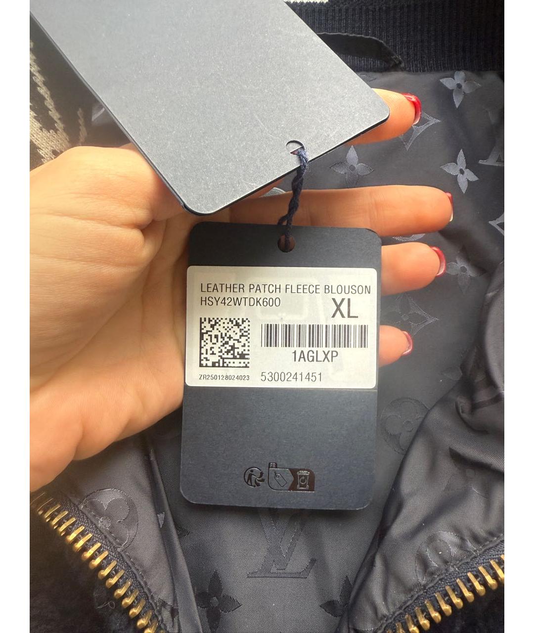 LOUIS VUITTON Синяя хлопковая куртка, фото 8