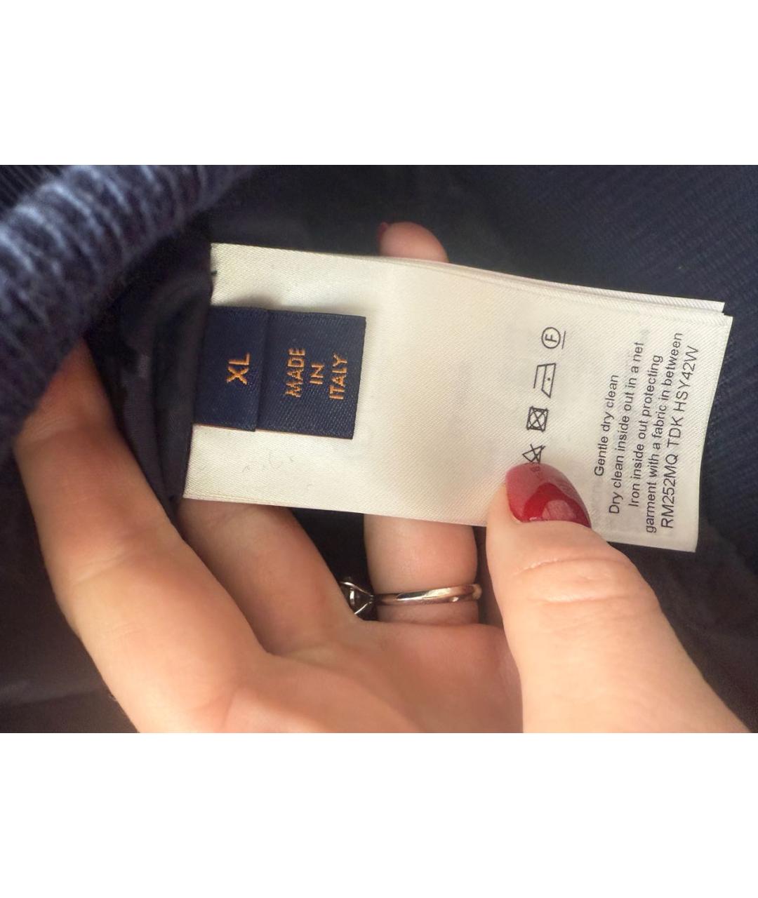 LOUIS VUITTON Синяя хлопковая куртка, фото 7