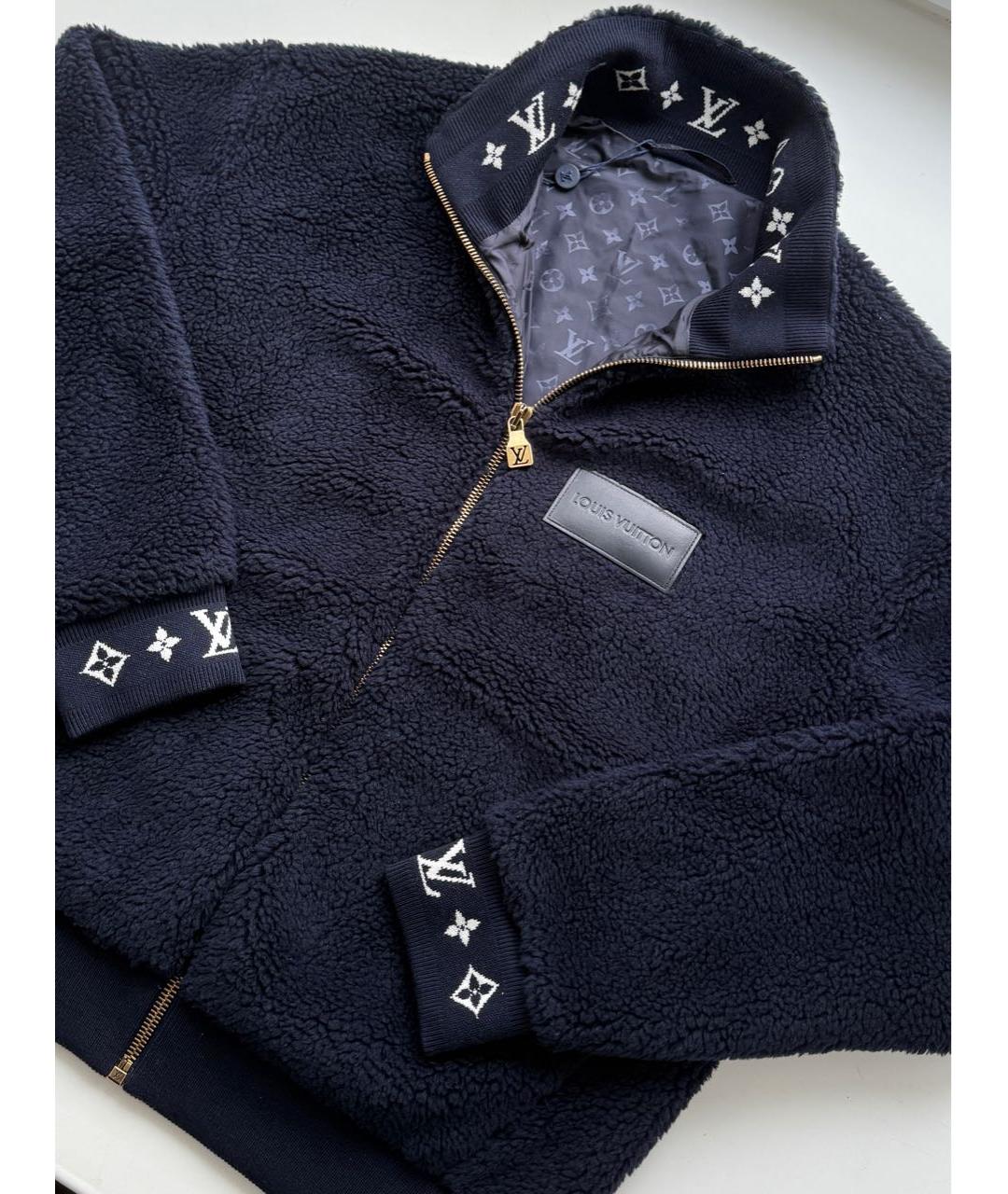 LOUIS VUITTON Синяя хлопковая куртка, фото 3