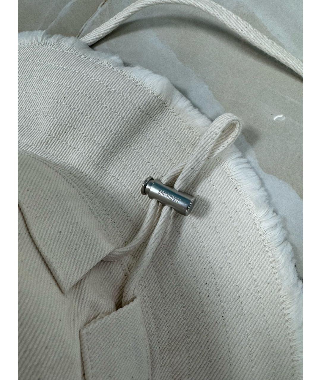 JACQUEMUS Белая хлопковая панама, фото 4