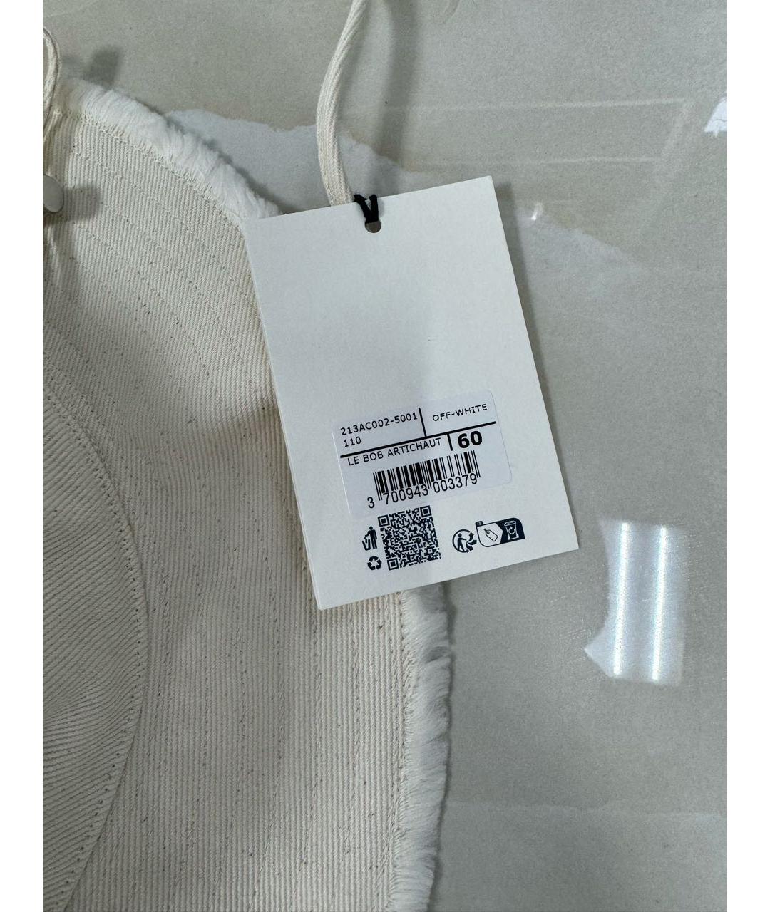 JACQUEMUS Белая хлопковая панама, фото 6