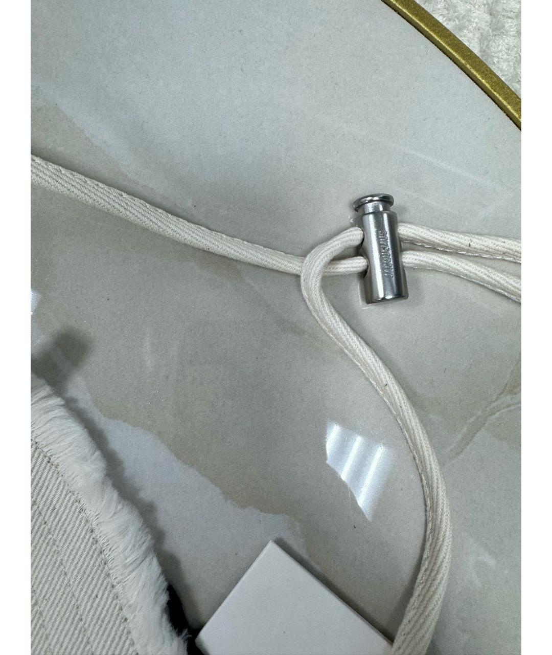 JACQUEMUS Белая хлопковая панама, фото 5