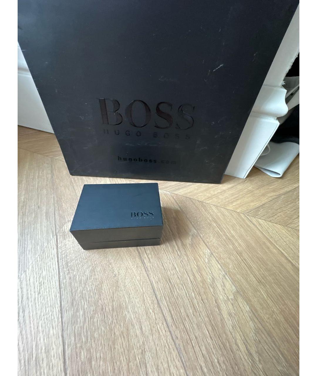 HUGO BOSS Коричневые керамические запонки, фото 4