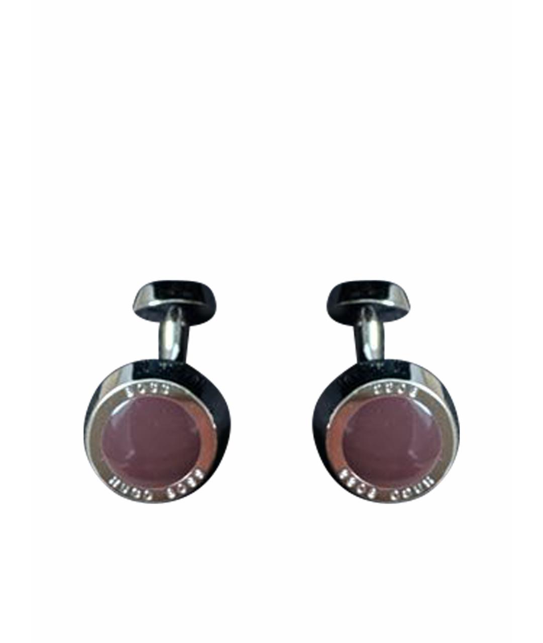 HUGO BOSS Коричневые керамические запонки, фото 6