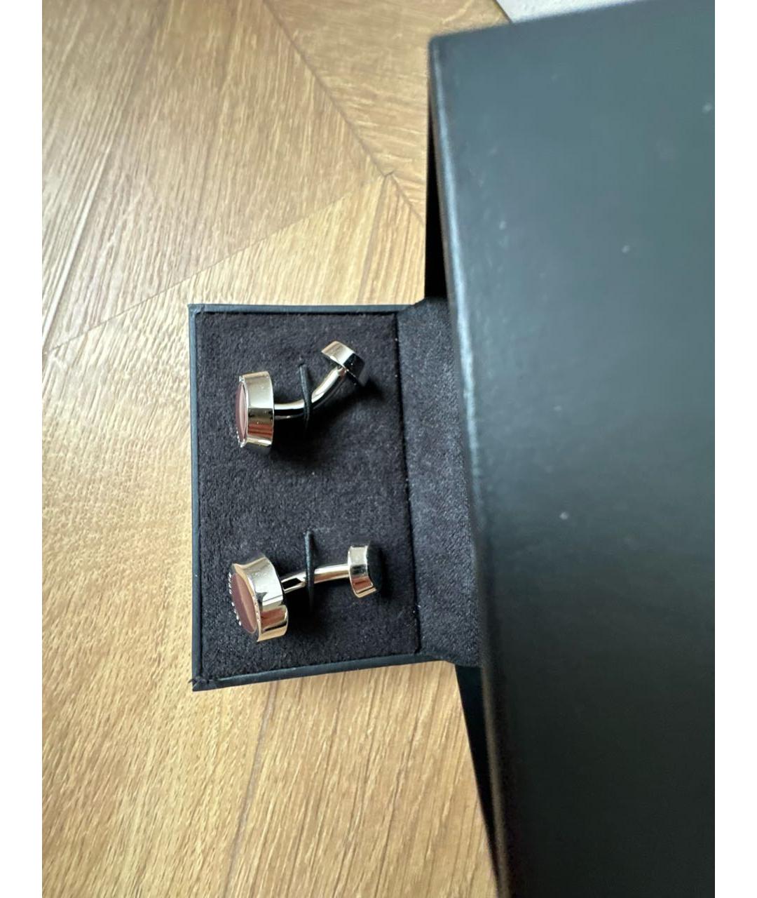 HUGO BOSS Коричневые керамические запонки, фото 3