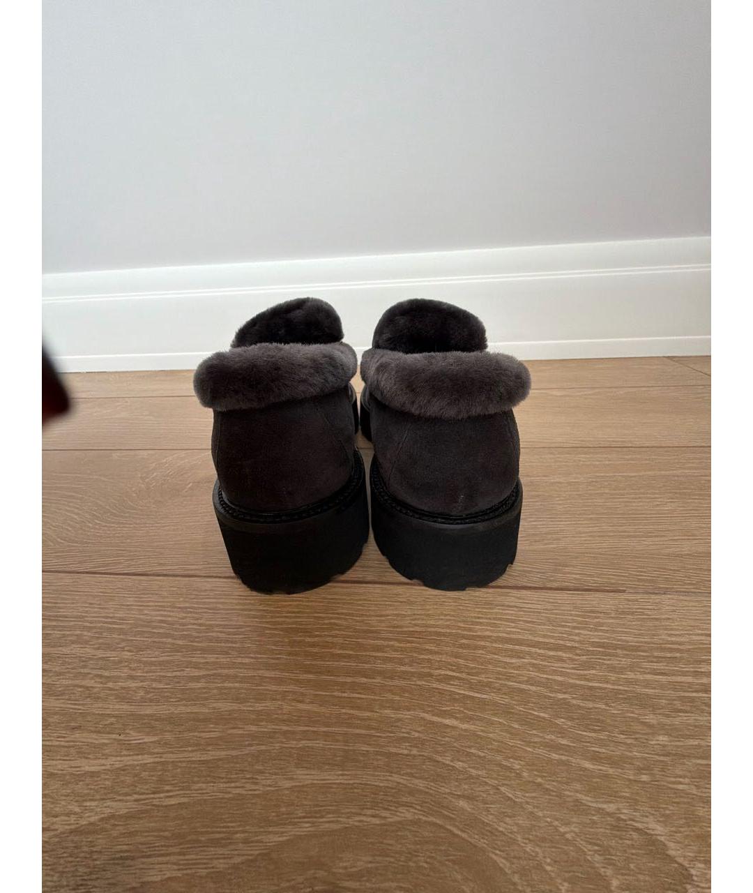 DOUCAL'S Серые замшевые лоферы, фото 4