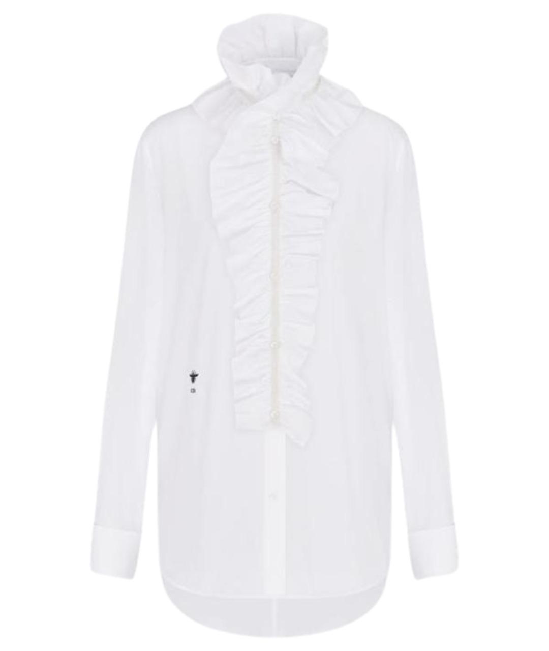 CHRISTIAN DIOR Белая хлопковая рубашка, фото 1