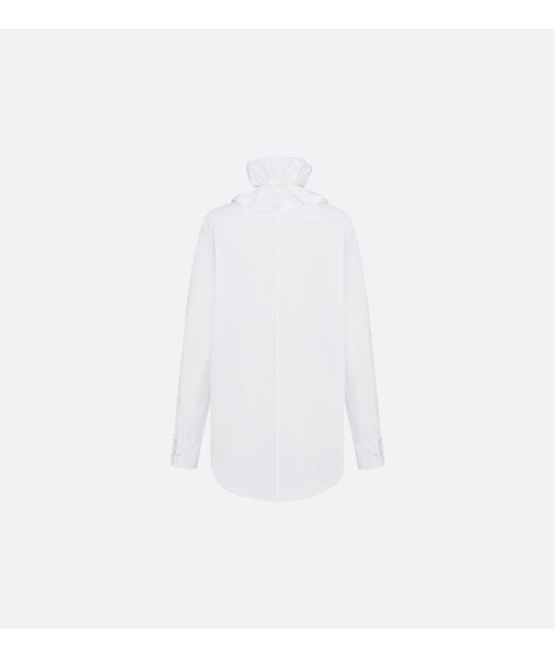 CHRISTIAN DIOR Белая хлопковая рубашка, фото 5