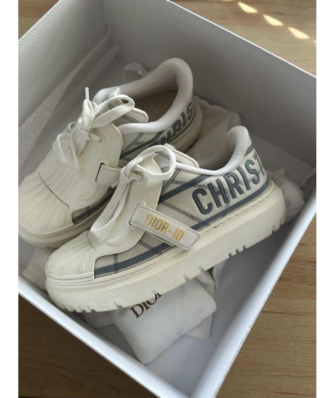 CHRISTIAN DIOR Белые кроссовки, фото 2