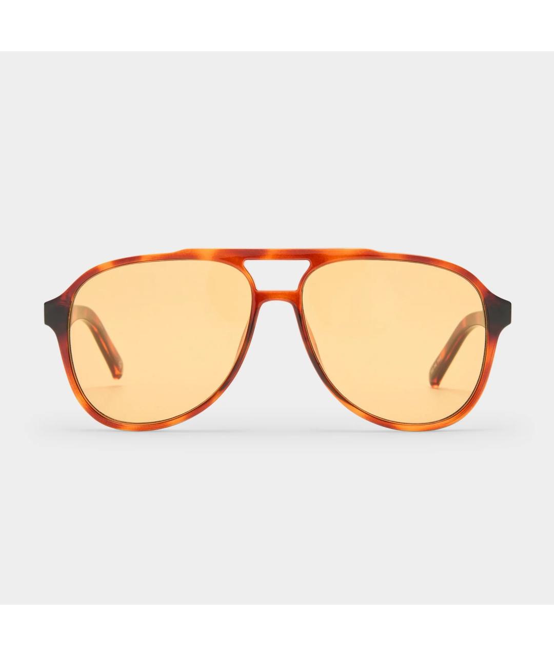 LE SPECS Коричневые пластиковые солнцезащитные очки, фото 10