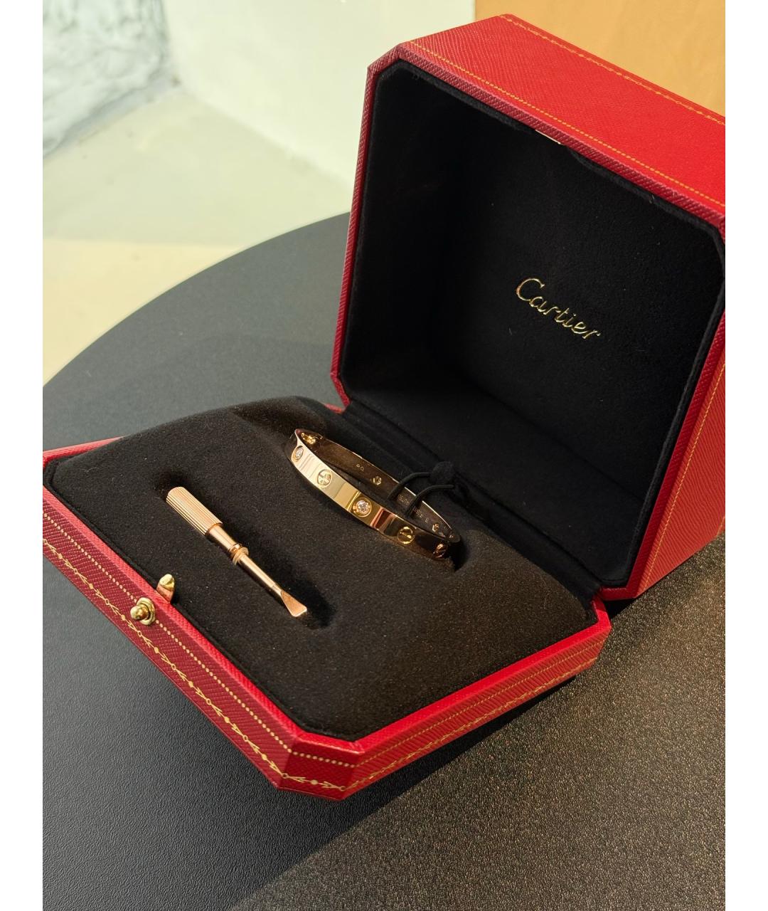 CARTIER Золотой браслет из розового золота, фото 3