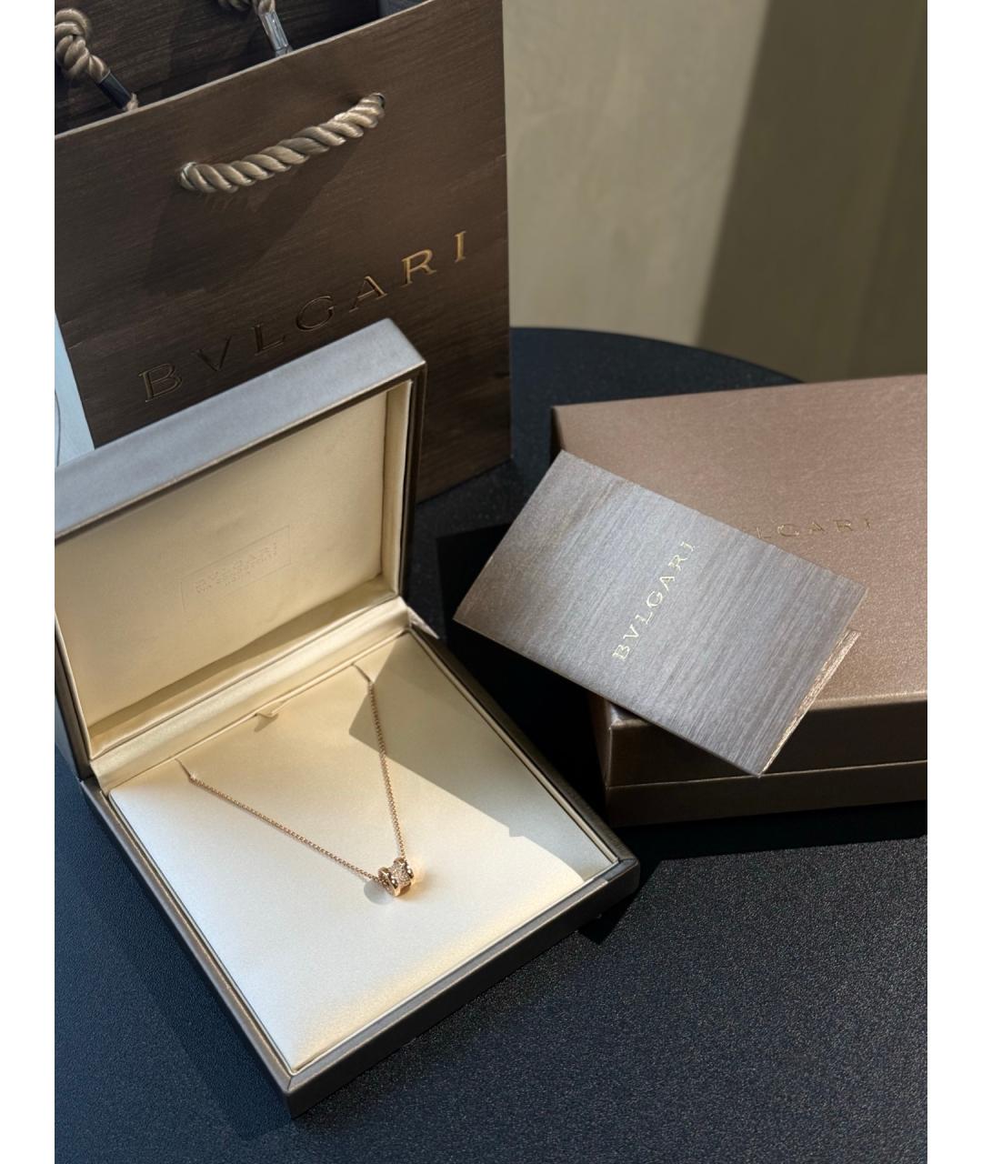 BVLGARI Золотое колье из розового золота, фото 2