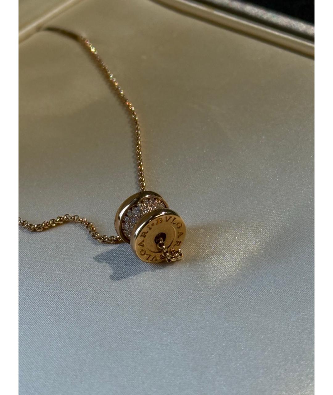 BVLGARI Золотое колье из розового золота, фото 3