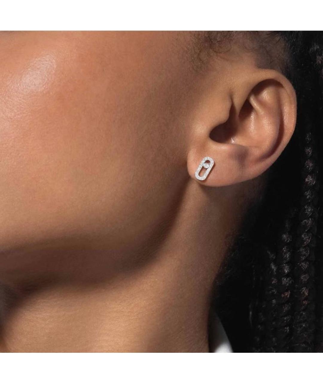 MESSIKA Серебряные серьги из белого золота, фото 4