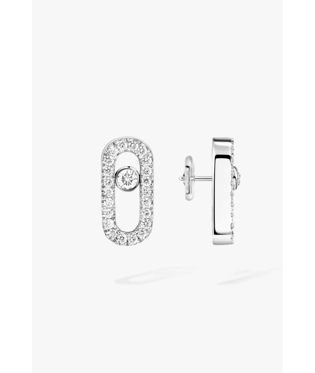 MESSIKA Серебряные серьги из белого золота, фото 3