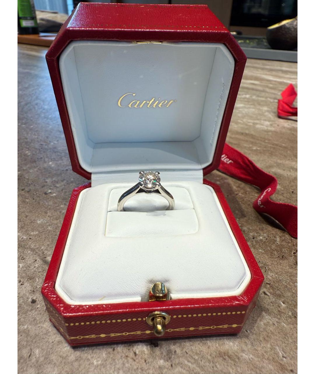 CARTIER Серебряное кольцо из белого золота, фото 2