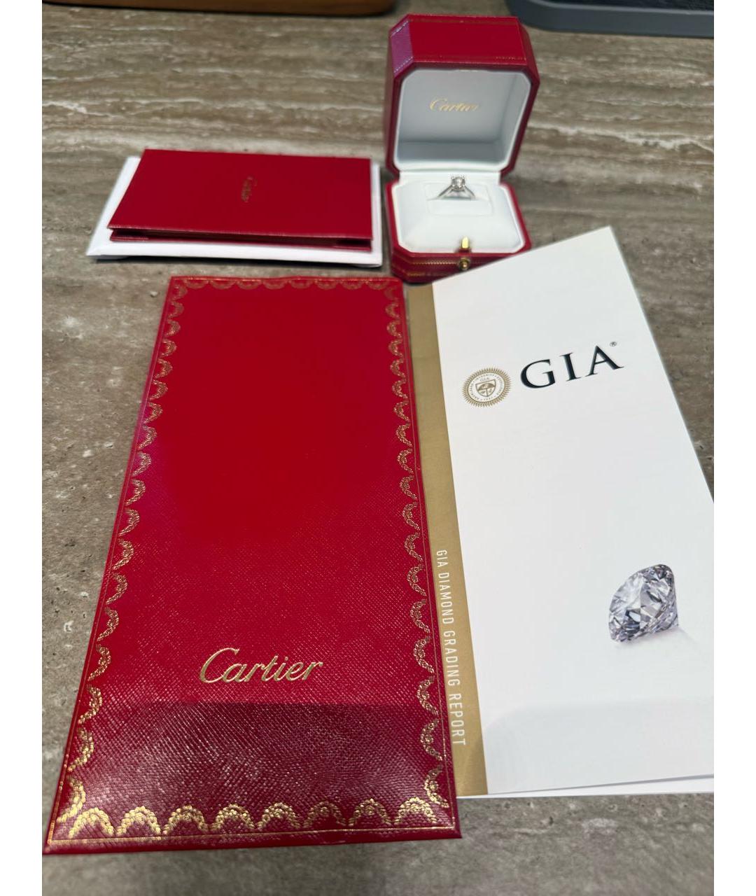 CARTIER Серебряное кольцо из белого золота, фото 3