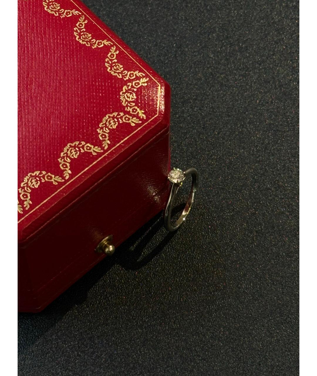 CARTIER Серебряное платиновое кольцо, фото 5