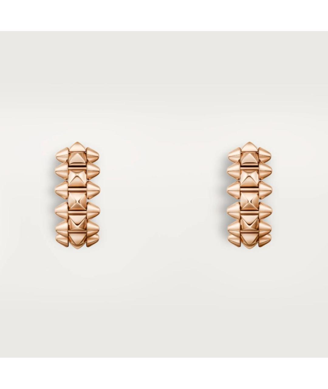 CARTIER Золотые серьги из розового золота, фото 5