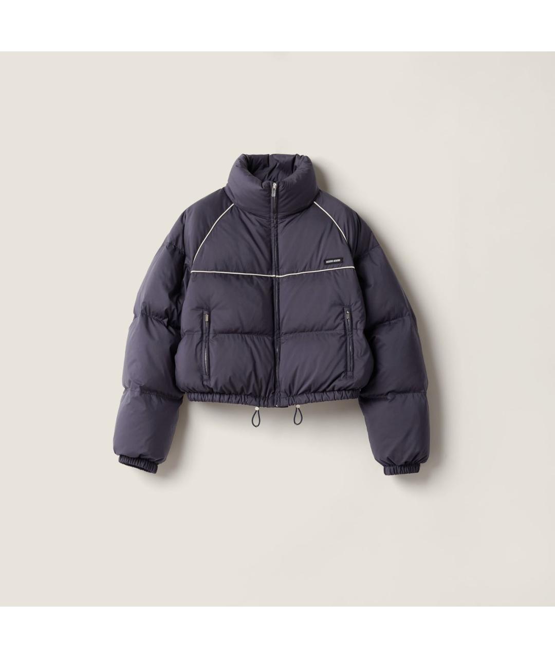 MIU MIU Темно-синий пуховик, фото 5