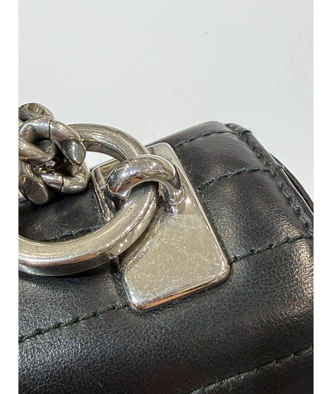 PRADA Черная кожаная сумка через плечо, фото 8