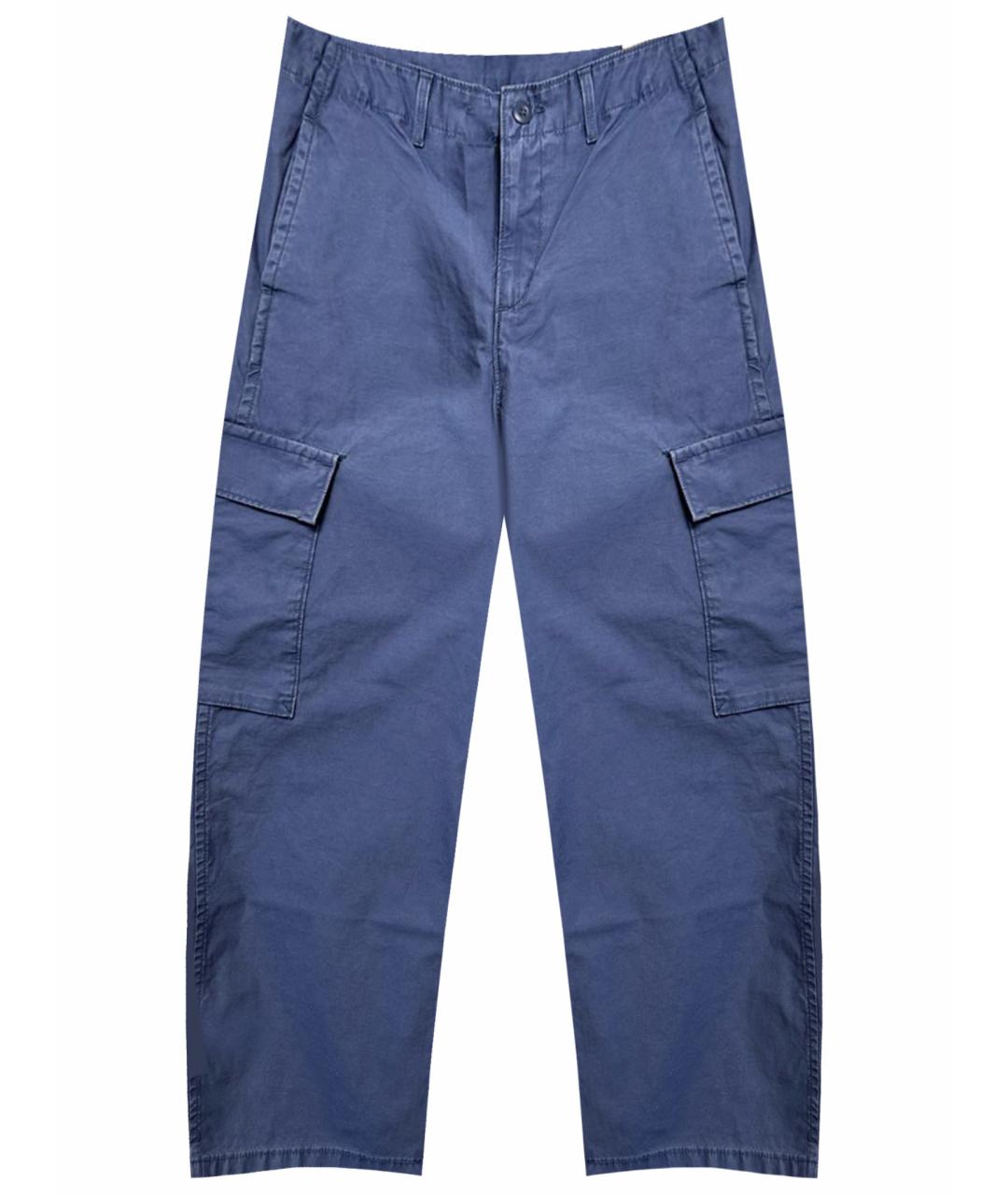 LEVI'S Синие хлопковые брюки широкие, фото 1