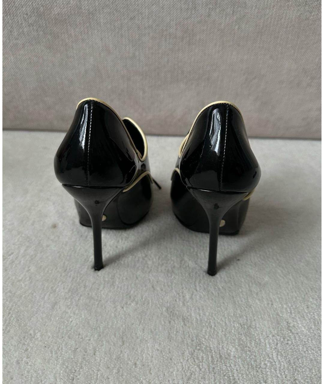 GUCCI Черные кожаные ботильоны, фото 4