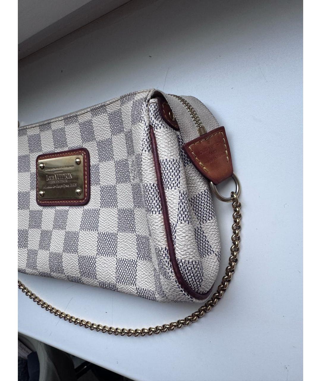 LOUIS VUITTON Белая кожаная сумка через плечо, фото 2