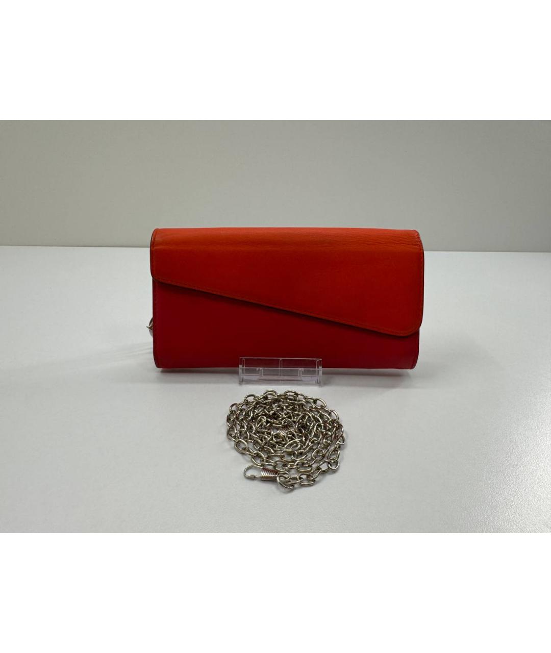 CHRISTIAN DIOR Бордовый кожаный кошелек, фото 2