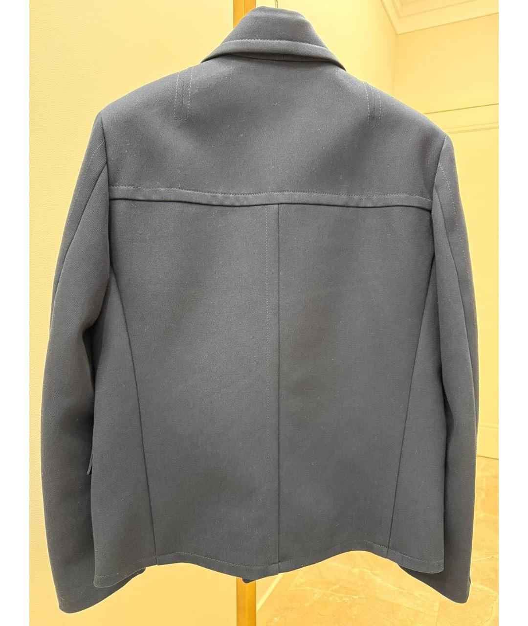 LOUIS VUITTON Синий хлопковый тренч / плащ, фото 2