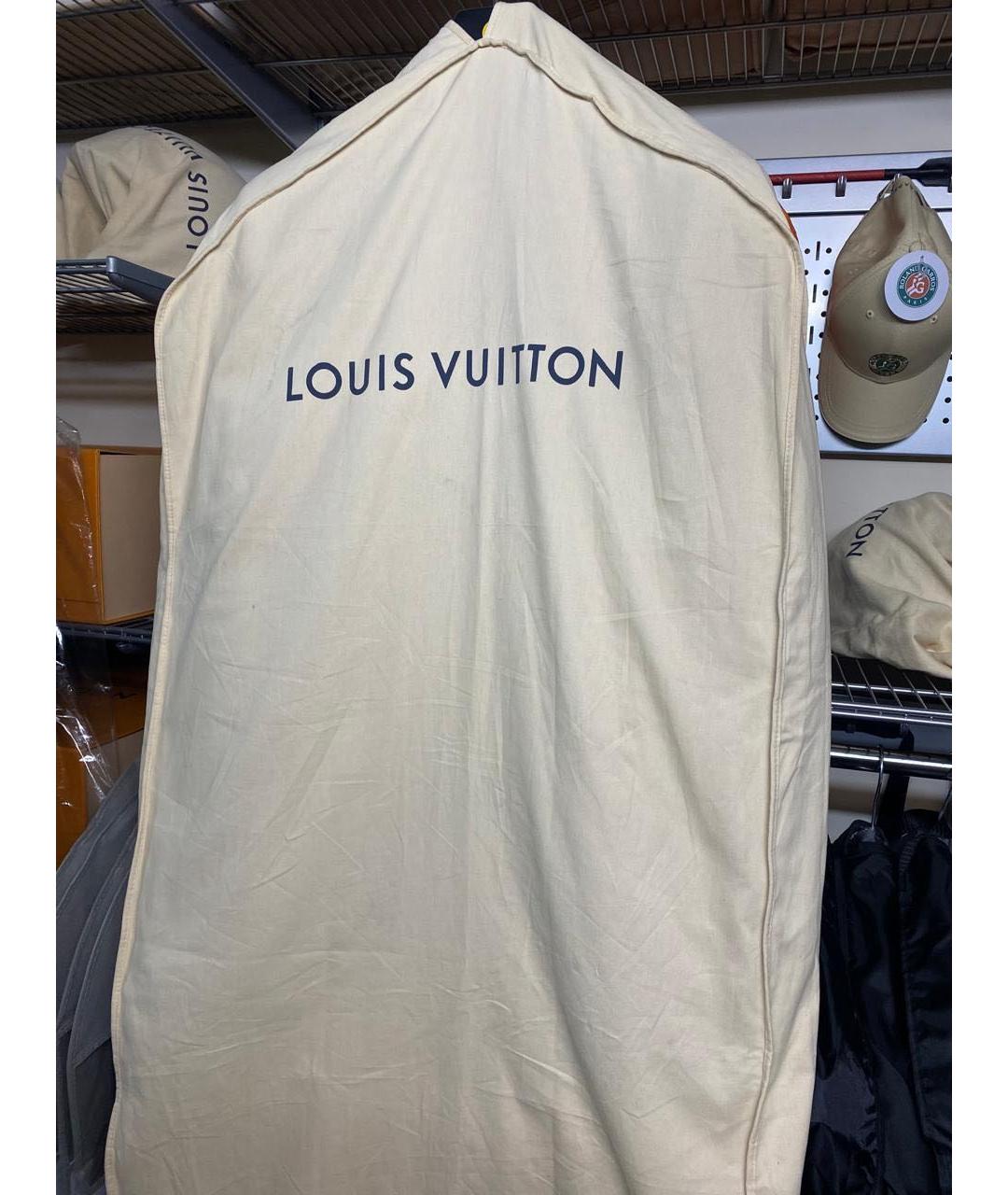 LOUIS VUITTON Синий хлопковый тренч / плащ, фото 8