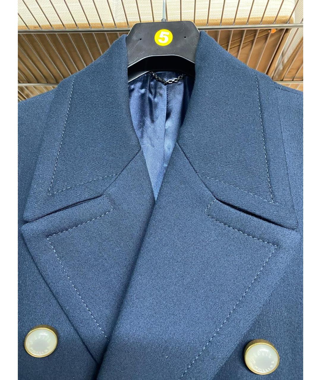 LOUIS VUITTON Синий хлопковый тренч / плащ, фото 4