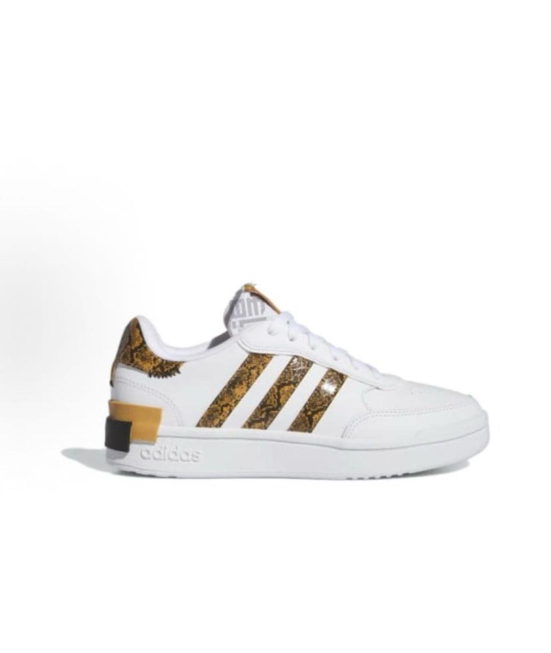 ADIDAS Белые кожаные кроссовки, фото 1