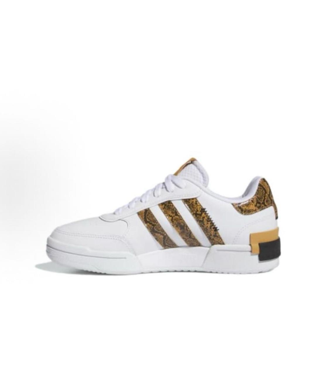 ADIDAS Белые кожаные кроссовки, фото 2