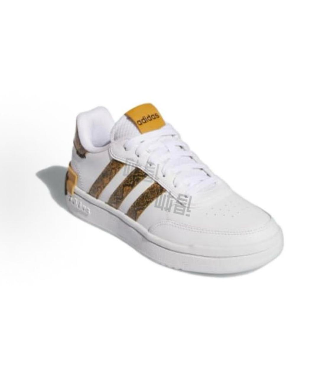 ADIDAS Белые кожаные кроссовки, фото 3
