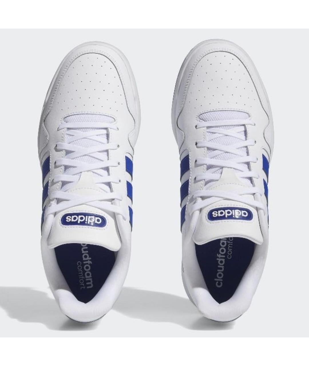 ADIDAS Белые кожаные кроссовки, фото 2