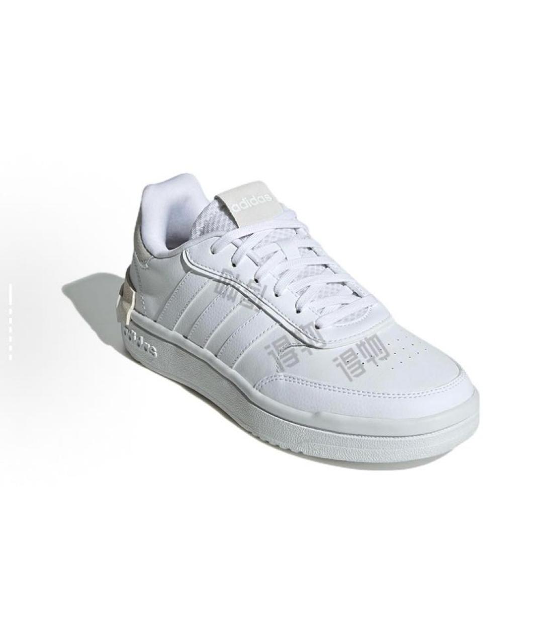 ADIDAS Белые кожаные кроссовки, фото 3