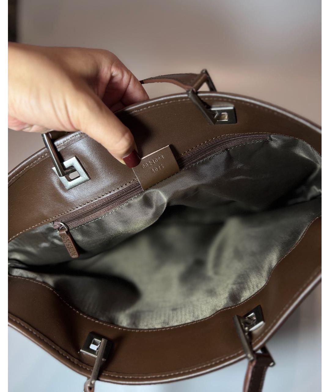 GUCCI Коричневая сумка тоут, фото 6