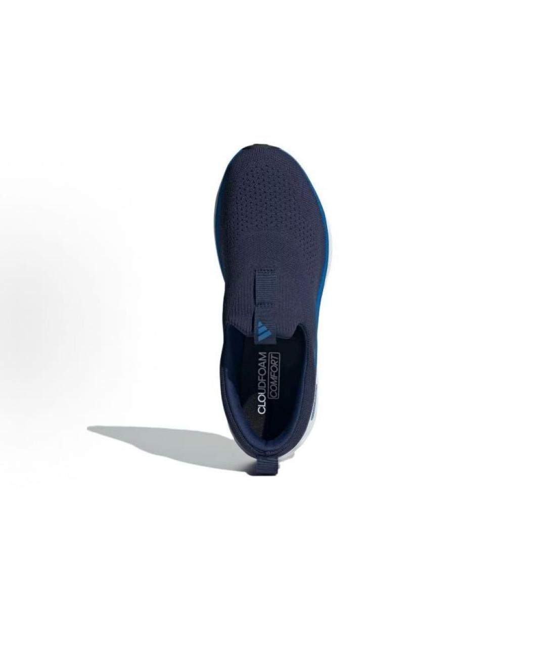ADIDAS Темно-синие текстильные кроссовки, фото 4