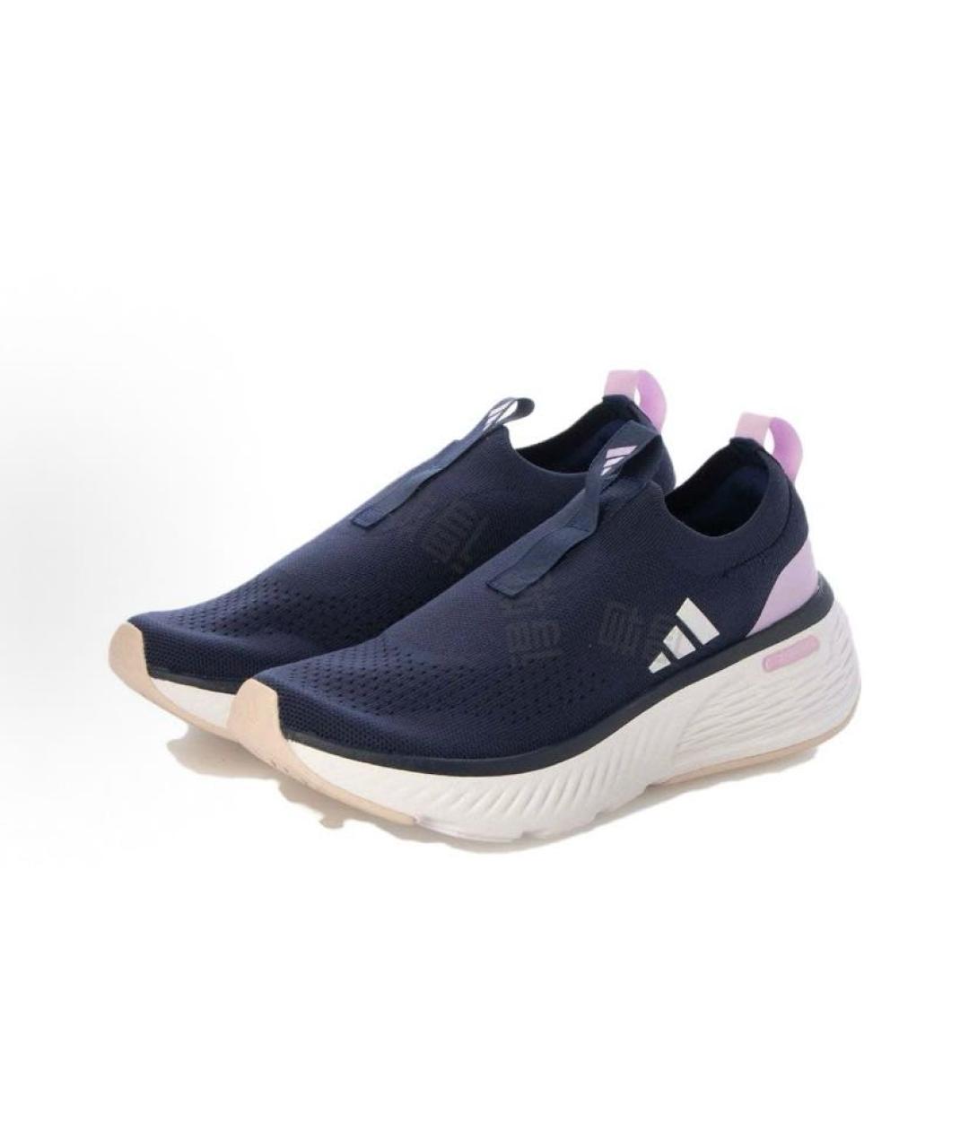 ADIDAS Темно-синие текстильные кроссовки, фото 3