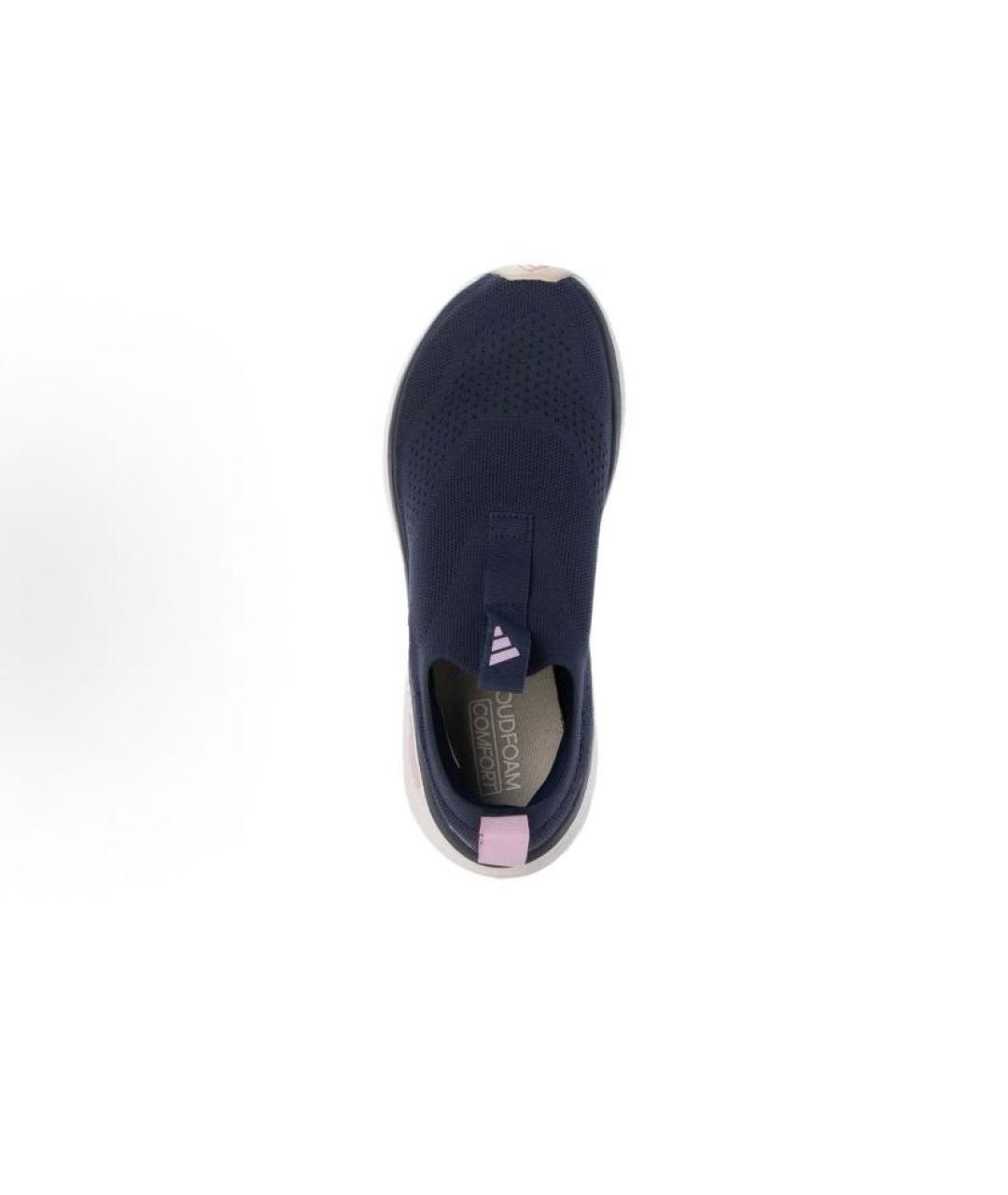 ADIDAS Темно-синие текстильные кроссовки, фото 4